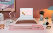 Logitech MK470 Slim Combo Rose