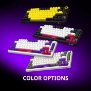 LORGAR KBP7075W Wireless PBT Yellow