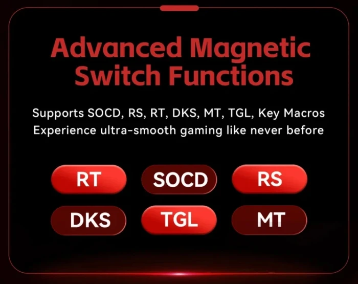 Madlions MAD 60 HE Flagship 8K Magnetic Amber Pro Switches