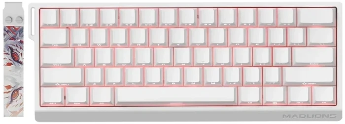 Madlions MAD 60 HE Flagship 8K White Magnetic Amber Pro Switches