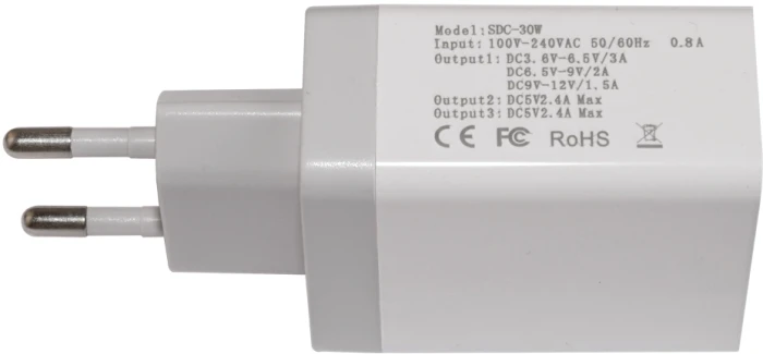 Makki 3 x USB-A adapter - 30W