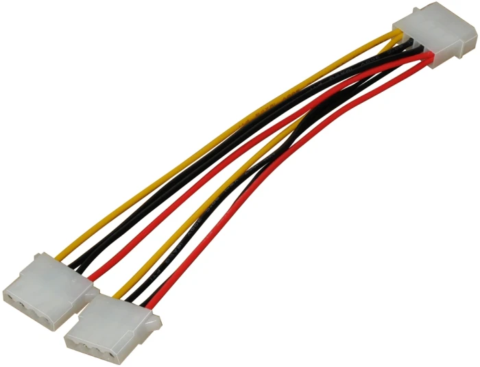 Makki Molex > 2 x Molex - 0.15m