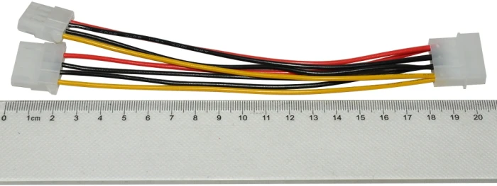 Makki Molex > 2 x Molex - 0.15m