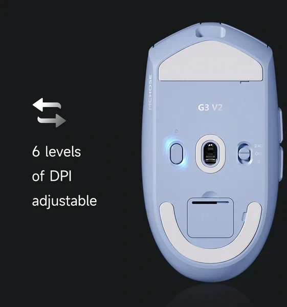MCHOSE G3 V2 Wireless 1K - White