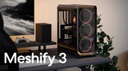 FRACTAL Meshify 3 White RGB TG Clear Tint
