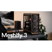 FRACTAL Meshify 3 White RGB TG Clear Tint
