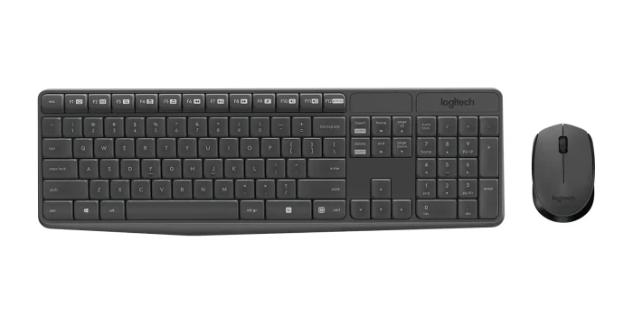 Logitech Wireless Combo MK235 без кирилица