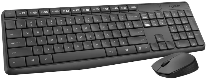 Logitech Wireless Combo MK235 без кирилица