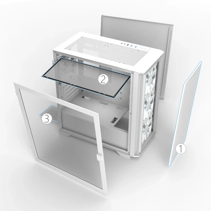 MONTECH AIR 100 aRGB White