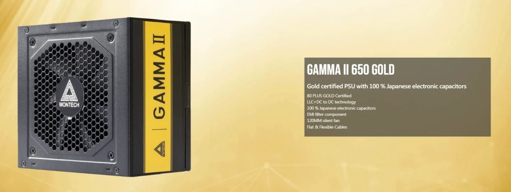 Montech GAMMA II Gold 650W