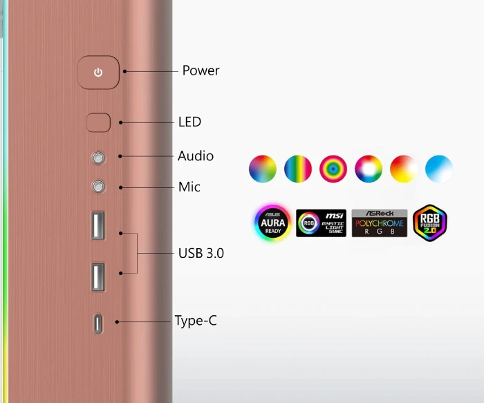 Montech KING 95 Pro Rose Gold