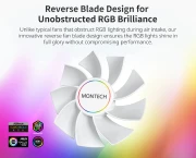 Montech RX140 PWM REVERSE White