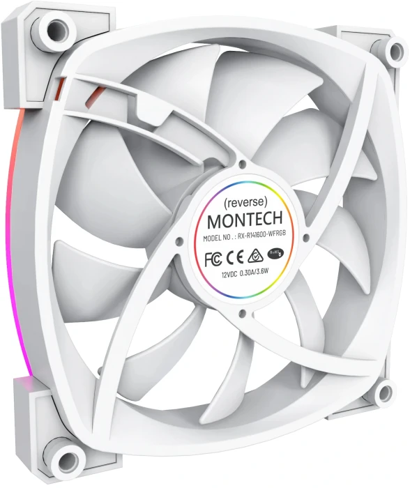 Montech RX140 PWM REVERSE White