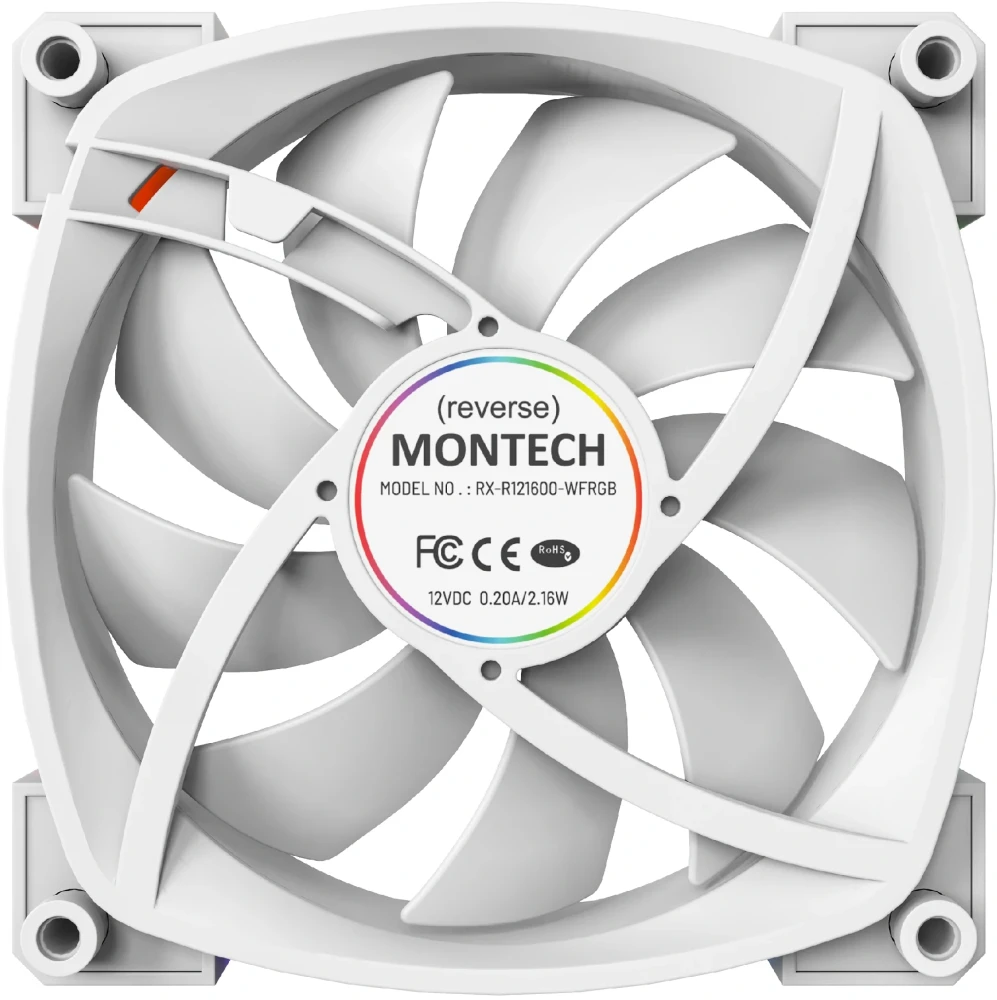 Montech RX120 PWM REVERSE White