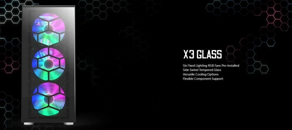 Montech X3 GLASS Black