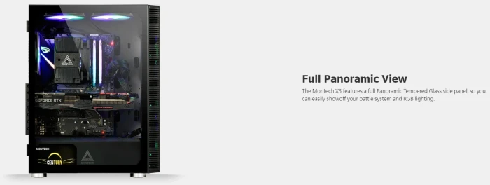 Montech X3 MESH Black