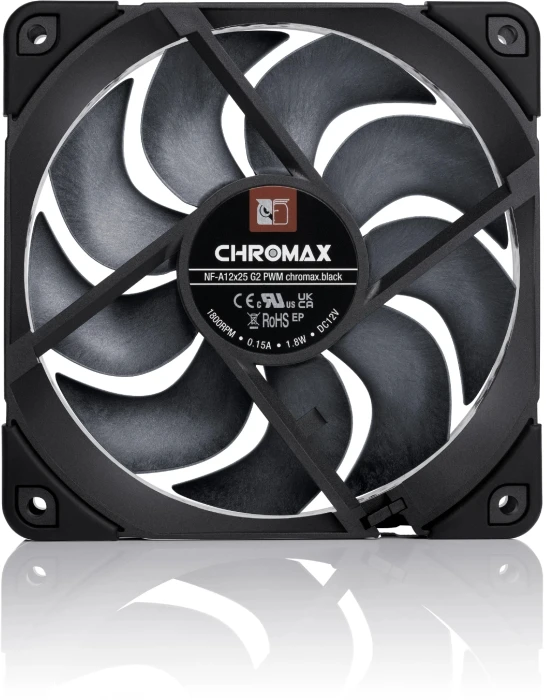 Noctua NF-A12x25 G2 chromax.black