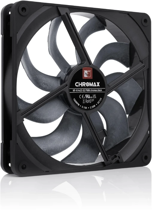 Noctua A14x25 G2 PWM chromax.black