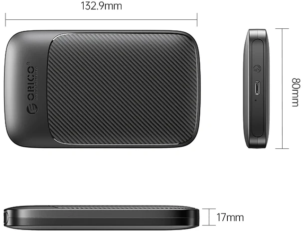 Orico 2020C3 кутия за диск 2.5" USB-C