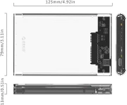 Orico кутия за диск 2.5" USB-C