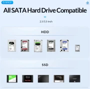 Orico Dock 2 x HDD/SSD 2.5"/3.5" Clone