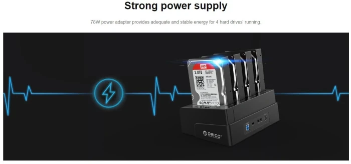Orico USB Dock 4 x 2.5"/3.5" - Clone
