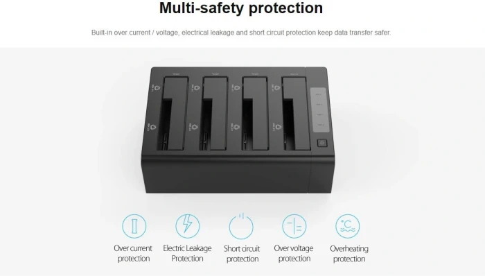 Orico USB Dock 4 x 2.5"/3.5" - Clone
