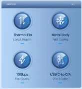 Orico AM2C3-G2 M.2 NVMe USB-C