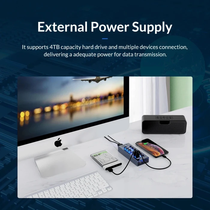 Orico AT2U3-7AB 7 x USB 5Gbps