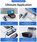 Orico AT2U3-7AB 7 x USB 5Gbps