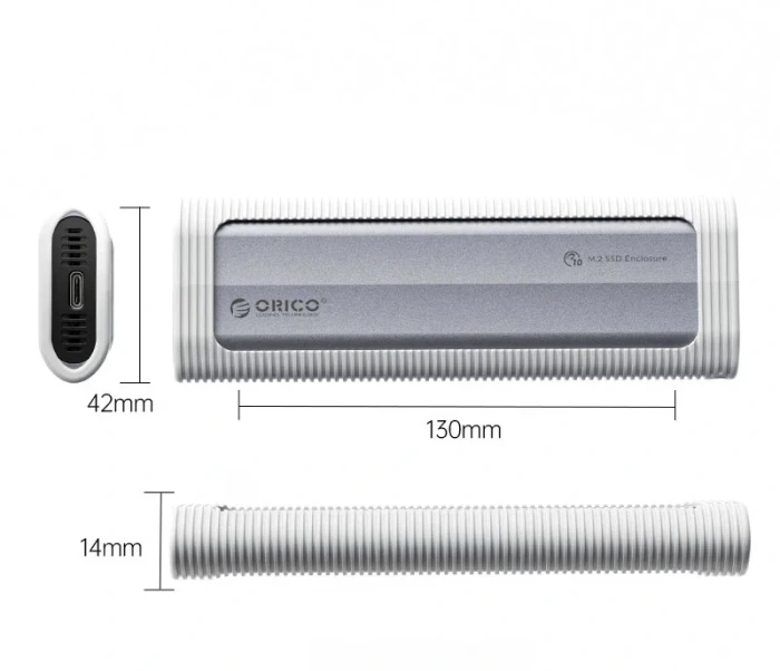 Orico външна M.2 NVMe USB-C/A