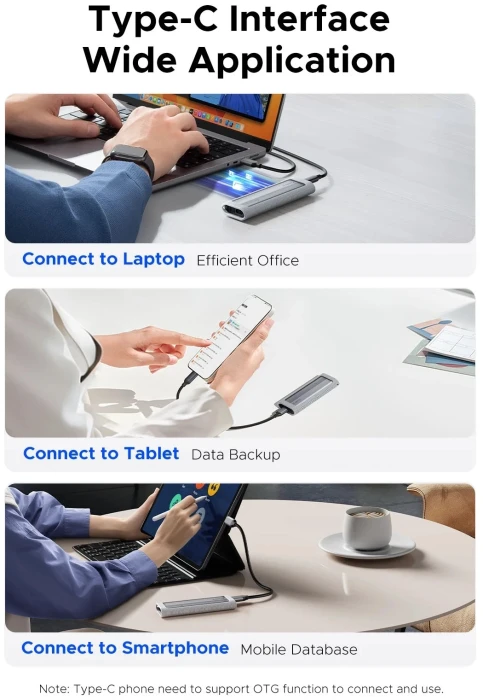 Orico външна M.2 NVMe USB-C/A