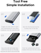 Orico външна кутия M.2 NVMe