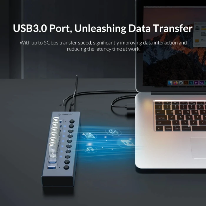 Orico с адаптер BT2U3 7 x USB 5Gbps