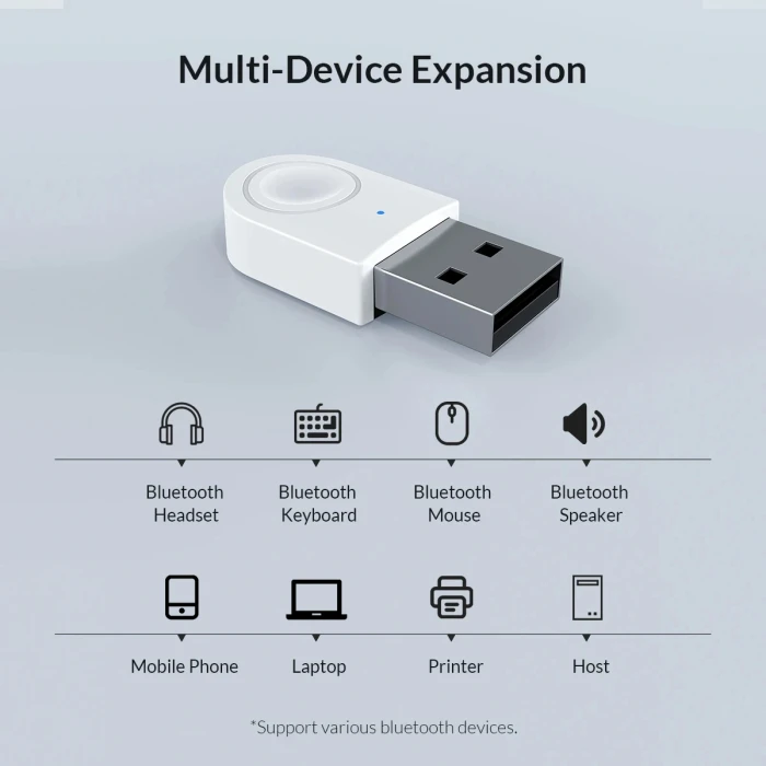 Orico BTA-608-BK Bluetooth 5.0 USB