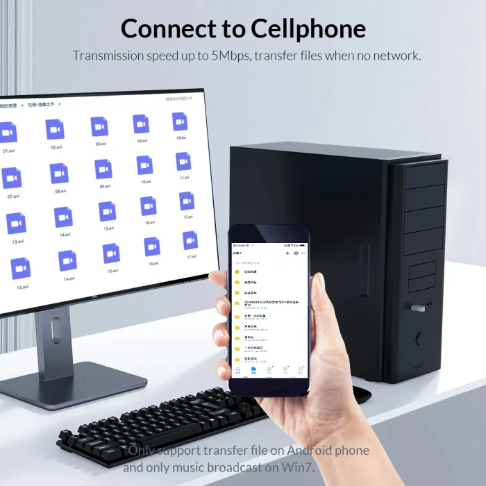 Orico BTA-608-BK Bluetooth 5.0 USB