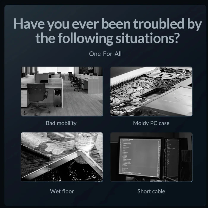 Orico поставка за компютър CPB6-BK