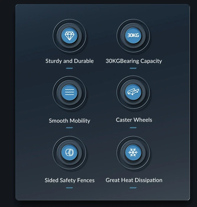 Orico поставка за компютър CPB6-BK