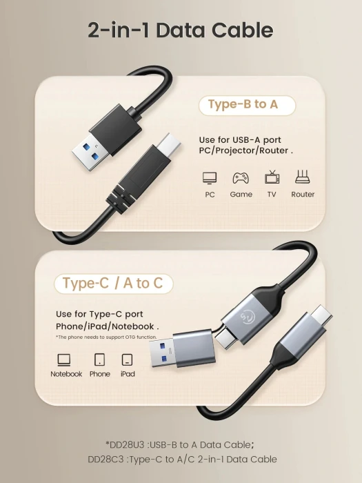 Orico Dock 2 x HDD/SSD 2.5"/3.5" Clone
