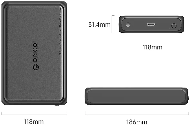 Orico DDL35-C3-EU кутия за диск 3.5"