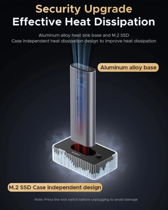 Orico IT18C3-GY M.2 NVMe Doc USB-C