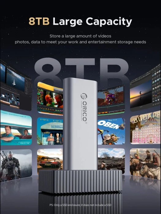 Orico IT18C3-GY M.2 NVMe Doc USB-C