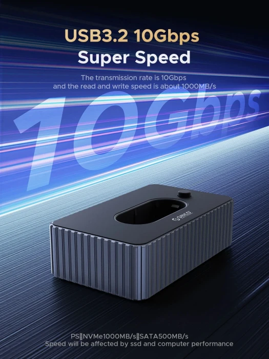 Orico IT18C3-GY M.2 NVMe Doc USB-C