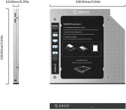 Orico Caddy 9.0-9.5mm with LED/switch