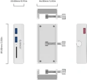 Orico HUB Clip Type SD USB 3.0 Aluminum