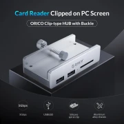 Orico HUB Clip Type SD USB 3.0 Aluminum