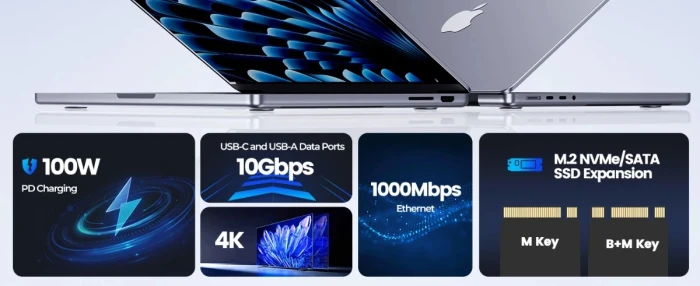 Orico OM28PR-G2 8in1 USB-C