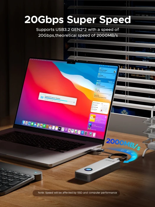 Orico OUM2-G20 M.2 NVMe USB-C 20Gbps