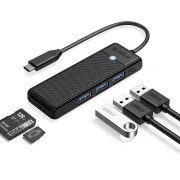 Orico 3 x USB 5Gbps + Card Reader