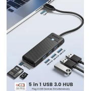 Orico 3 x USB 5Gbps + Card Reader